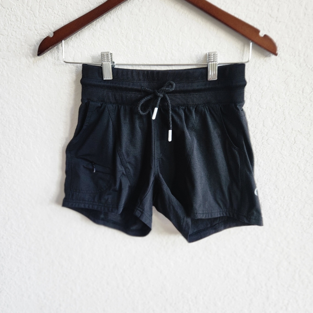 ZYIA Black Athletic Drawstring Shorts